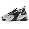 Zoom 2K Antideslizantes, Resistentes a la Abrasión, Transpirables de Caña Baja Zapatillas Casuales para Correr Unisex Negro Blanco AO0269-101(Equipo10-)