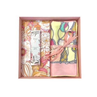 Mulberry Silk Scarf & Hand Cream Set