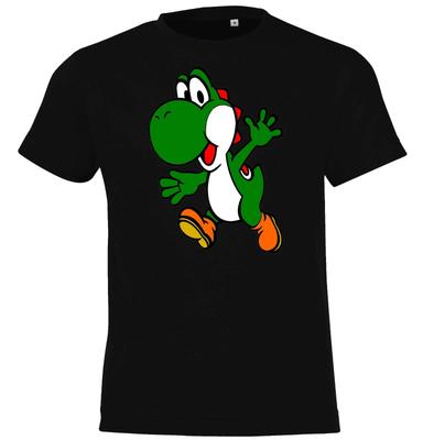 Youth Designz Yoshi2 Kinder Jungen T-Shirt Druck Logo Spruch Luigi Nerd Mario Gaming