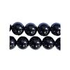 Strand of 89 Round Beads 4mm 4 Mm In Black Tourmaline