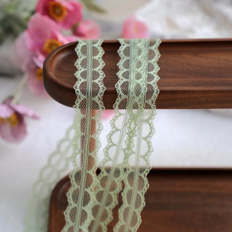 Colorful Polyester Lace Trim for DIY Doll Dress & Lolita Accessories