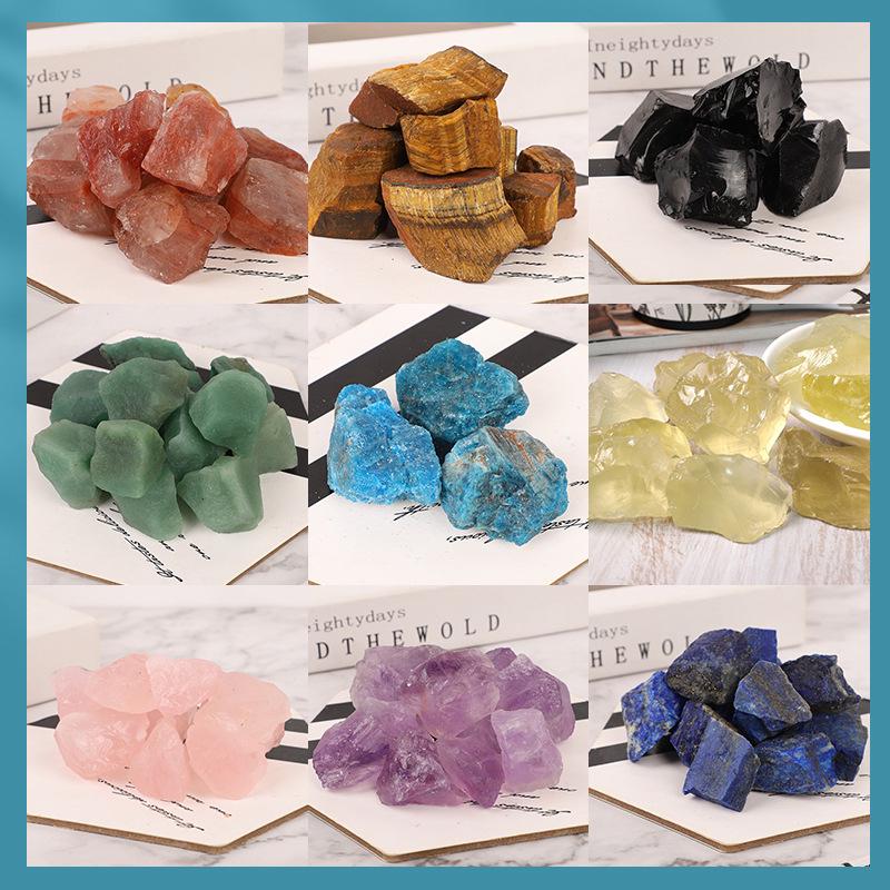 Natural Crystal Stone Incense Burner & Diffuser: Lapis Lazuli, Green Aventurine, Rose Quartz 1-2cm 100g розовый кварц