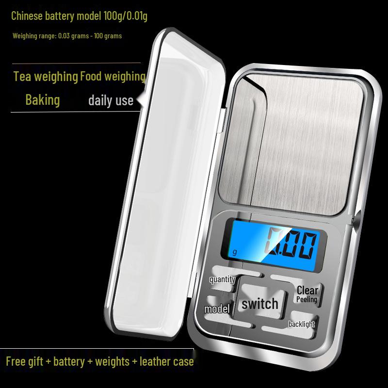 High-Precision Portable Kitchen Scale for Jewelry, Baking, Tea, Bird's Nest - Gram Weight Electronic Scale