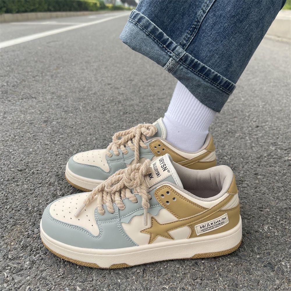 

Модная женская универсальная обувь с уникальным дизайном в винтажном стиле, студенческие туфли на плоской подошве, весенне-осенние белые кроссовки 40