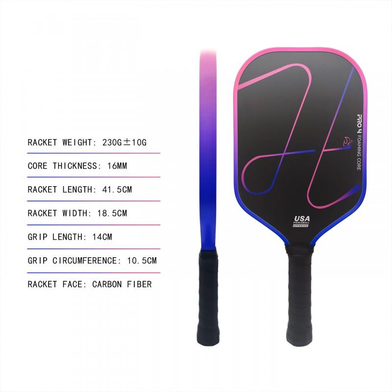 Luzz Pro 4 Pickleball Paddle Carbon