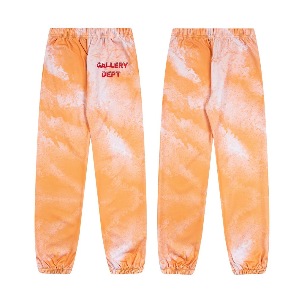 Cross-border Foreign Trade G D Splashing Ink Graffiti Casual Loose Trousers Splicing Couple Leggings Sweatpants Tide Men and Women the Same Style