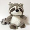 25-35cm Gray Raccoon Plush Toy Lovely Raccoon Cute Soft Stuffed Animals Doll Pillow For Girls Children Kids Baby Birthday Gift