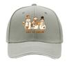 Let It Snow Three SnowUnisex Christmas Winter Design Sandwich Baseball Cap Sun Cap Outdoor Workouts Hat