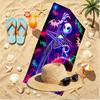 The Nightmare Before Christmas Print Beach Towel, Versatile Lightweight Absorbent Beach Towel for Pool Surf Yoga Bathroom, Perfect Birthday Holiday Gi