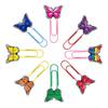 Creative Cute Butterfly U-Shaped Paperclip Bookmark - PVC Cartoon Office Supplies