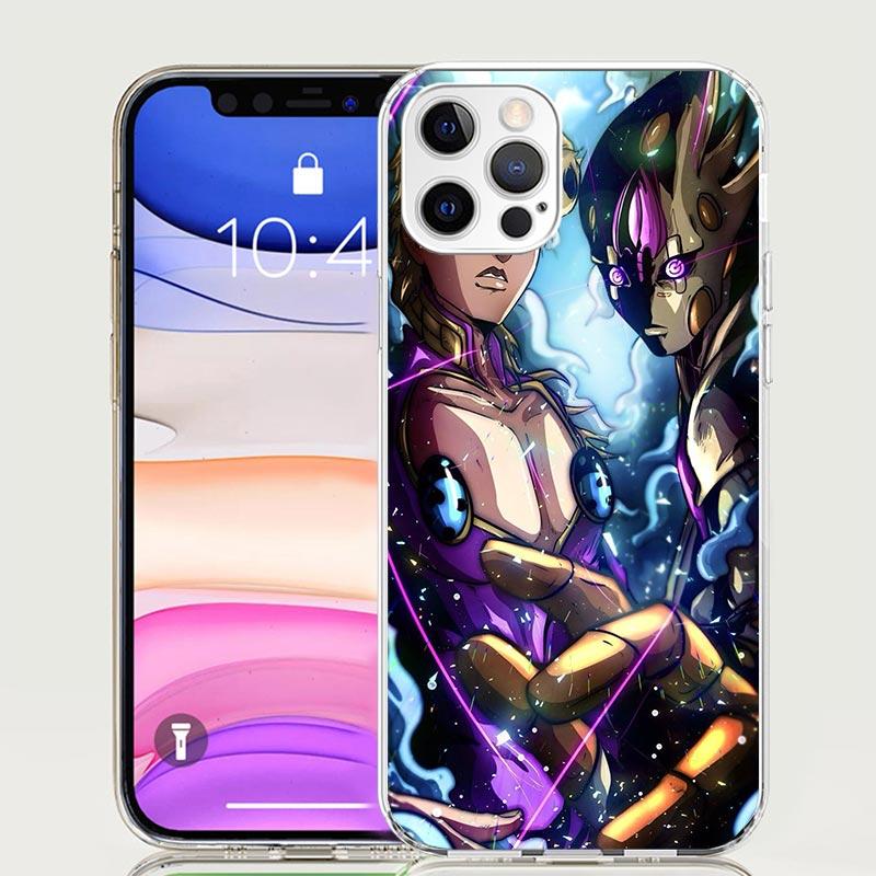 JoJo's Bizarre Adventure Hot Anime Phone Case For iPhone 17 Air 16 15 Plus 11 14 Pro Max 13 Mini 12 7 8 + SE Pattern Art Customi