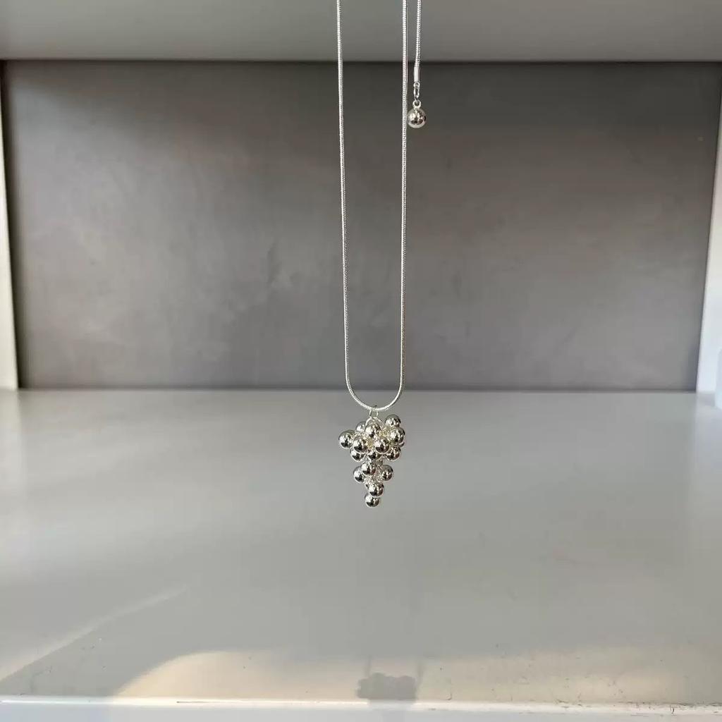 Koreanische Ins Liebe Wassertropfen Anhänger Halskette Einfache Schlüsselbein Kette Design Sinn Nische Halskette Damen