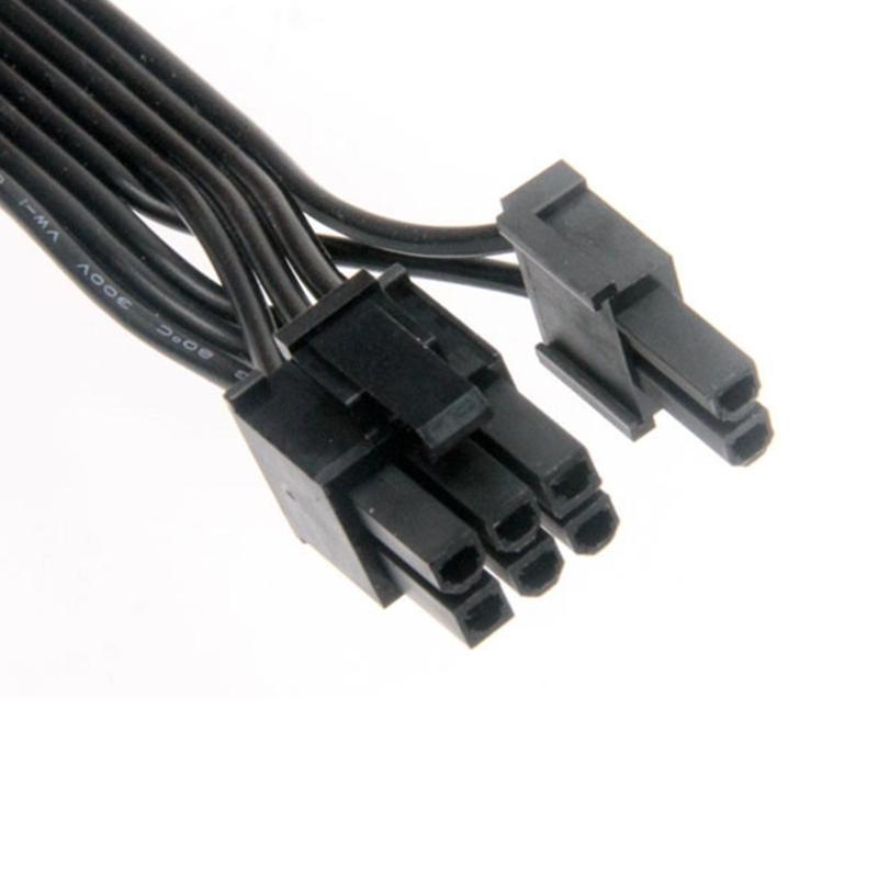 8Pin Female To 2x 8Pin (6 + 2) Male Cable Two PCIExpress 8Pin CPU or GPU Power Splitter Graphics Card Cable 20cm