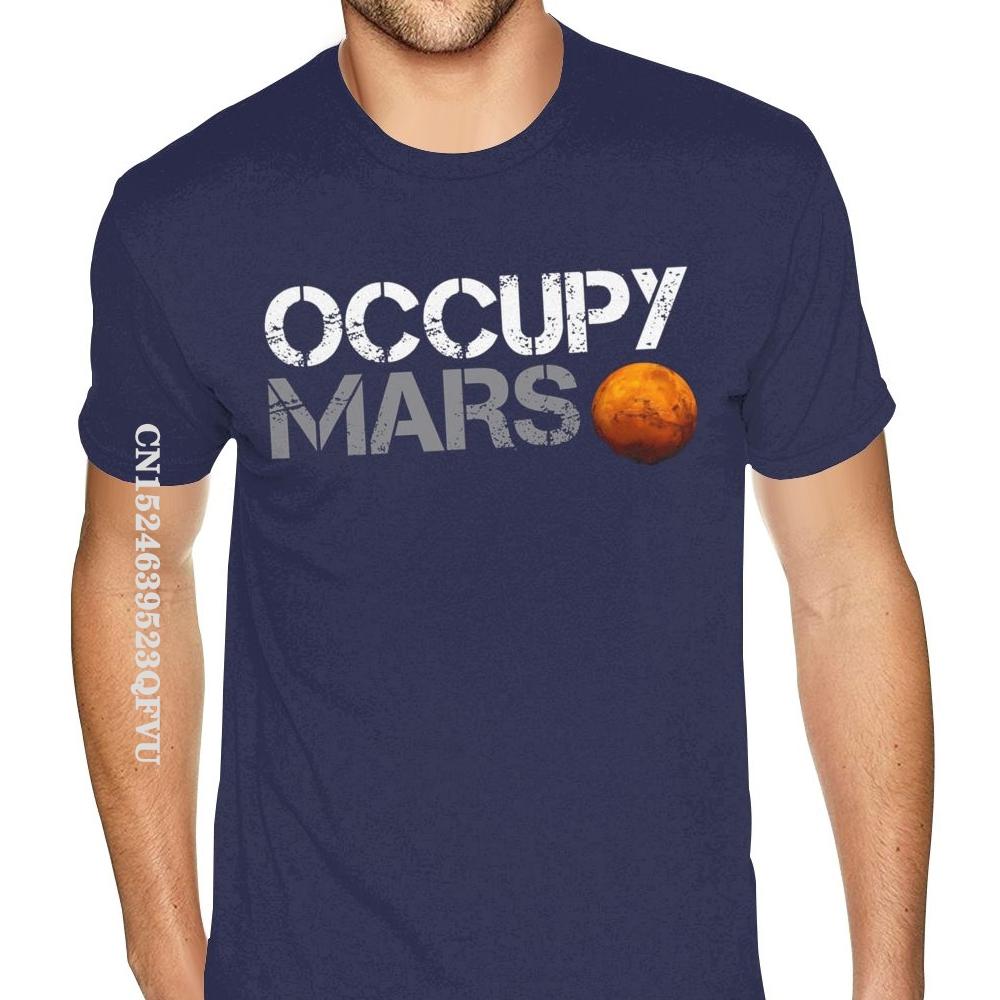 

Футболка Family Elon Musk Occupy Mars Vintage Fashion CCCP Cotton Men Plus Size Black T Shirts Camisa Streetwear XXXXL тёмно-синий