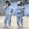 Boys' Spring & Autumn Long Sleeve Sportswear Set 2025 - Fashionable Two-Piece Outfit for Older Kids