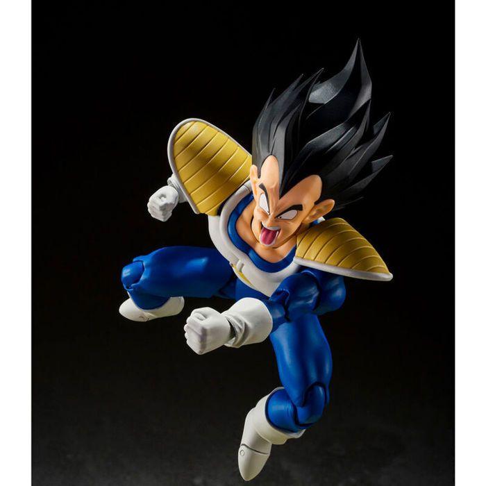 Figurine - TAMASHII NATIONS - Dragon Ball Z Vegeta - 24000 Power Level - 14 cm - 20 points d'articulation