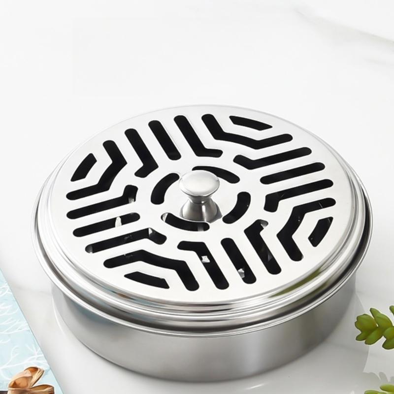 Mosquitoes Incenses Holder Mosquitoes Incenses Burners Box Compacts Mosquitoes Spirals Holder with Lid Incenses Holder