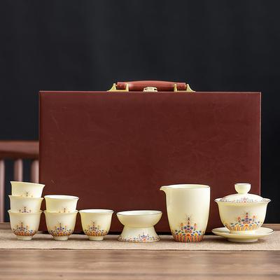 Huangshi Suzai Jade Porzellan Kung Fu Teegeschirr Geschäftsunternehmen