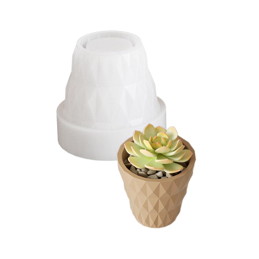 Creative Silicone Vase Planter Mold Practical Planter and Flower Holders Crafting Resin Mold for Garden Enthusiasts
