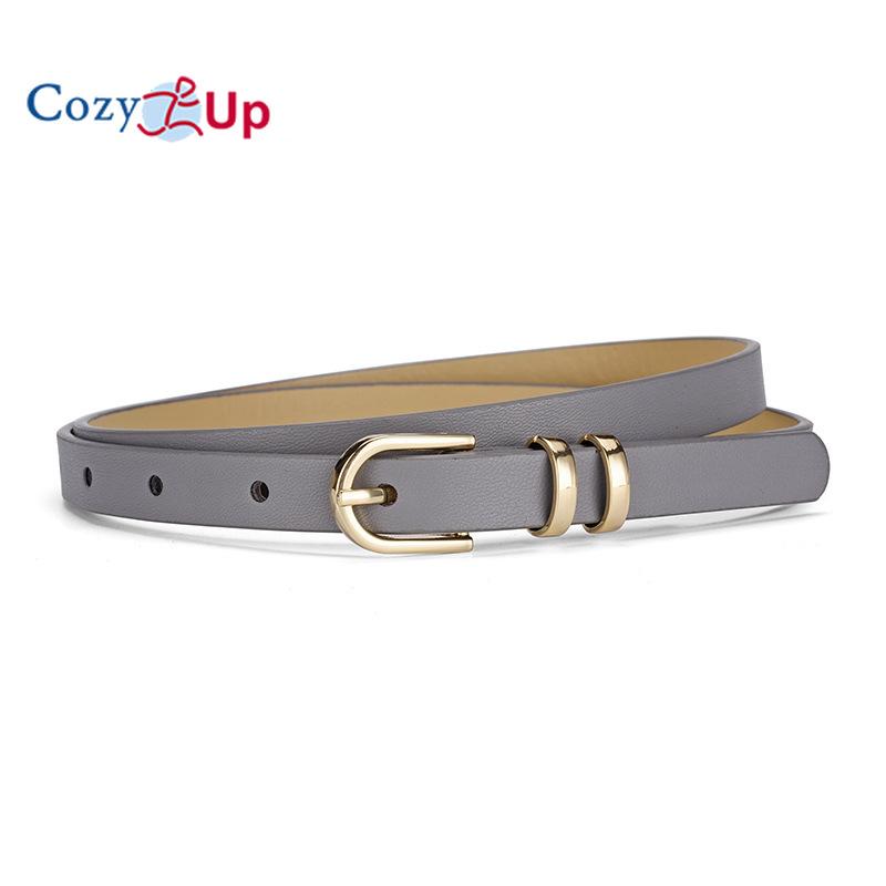 Ladies Dress Decoration Thin Waist Belt Millennium Y2k Simple Belt