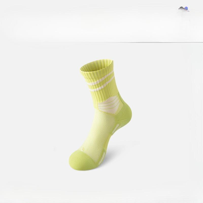 Badminton Socks, Women's Tennis Socks, Running Sports Socks, Ladies' Style, Towel Bottom, Anti-slip Mid-calf Socks