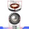 High-Frequency Titanium & Polymer Diaphragm with Imported Voice Coil: Available In Blue, Gold; Core Options: 44, 51, 72, 75, 100