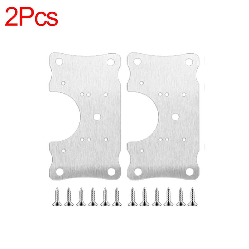 

10x пластина для ремонта петель из нержавеющей стали для монтажа петель для корпусной мебели, крепежная пластина для кухонных дверей, домашние инструменты