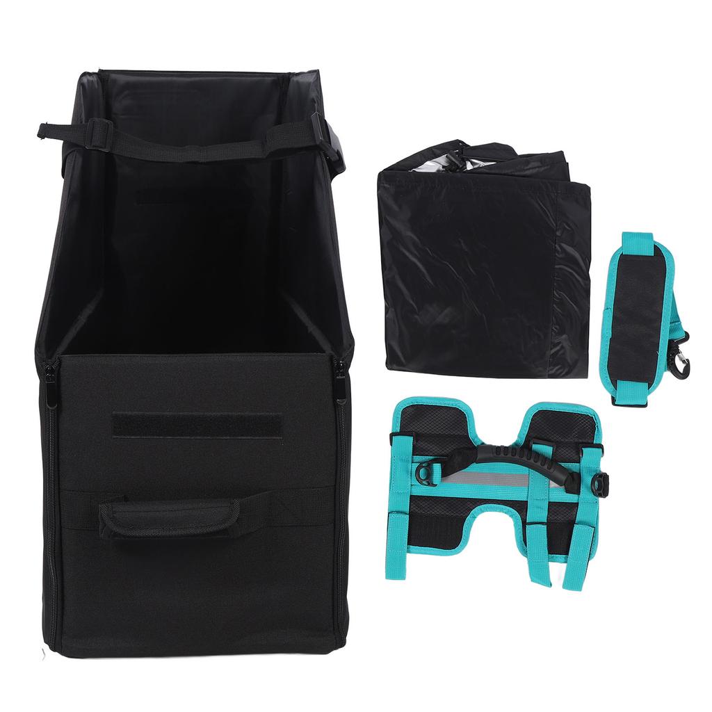 Folding Cycle Case Foldable Water Resistant Thickened Oxford Cloth Folding Cycle Carry Case for Trav