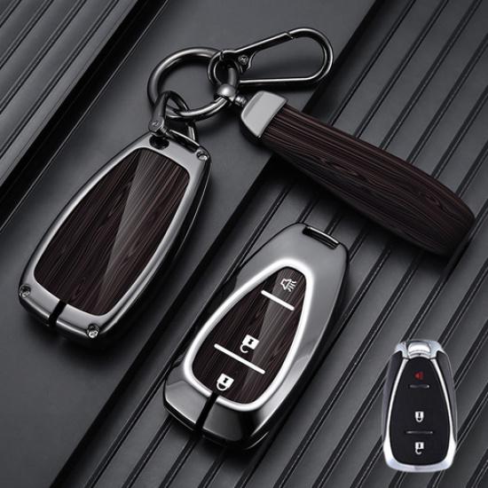 Aluminum Alloy ABS Car Key Fob Case Cover For Chevrolet Camaro Volt Cruze Malibu
