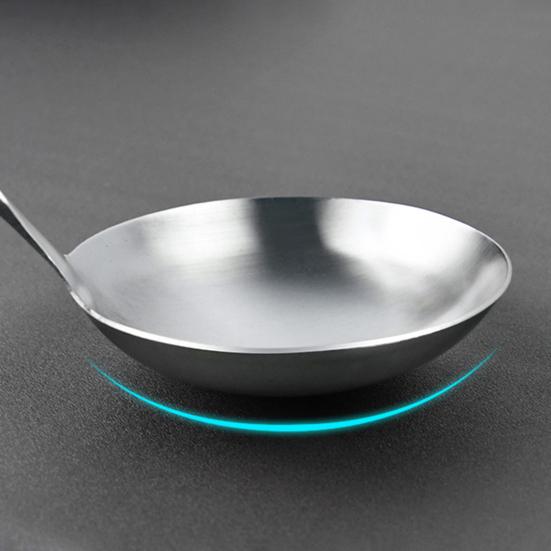 Stainless Steel Ladle Strainer Scoop with Wooden Handle Frying Skimmer Kitchen Spatula Cooking Utensil for Noodles Pasta Vegetable