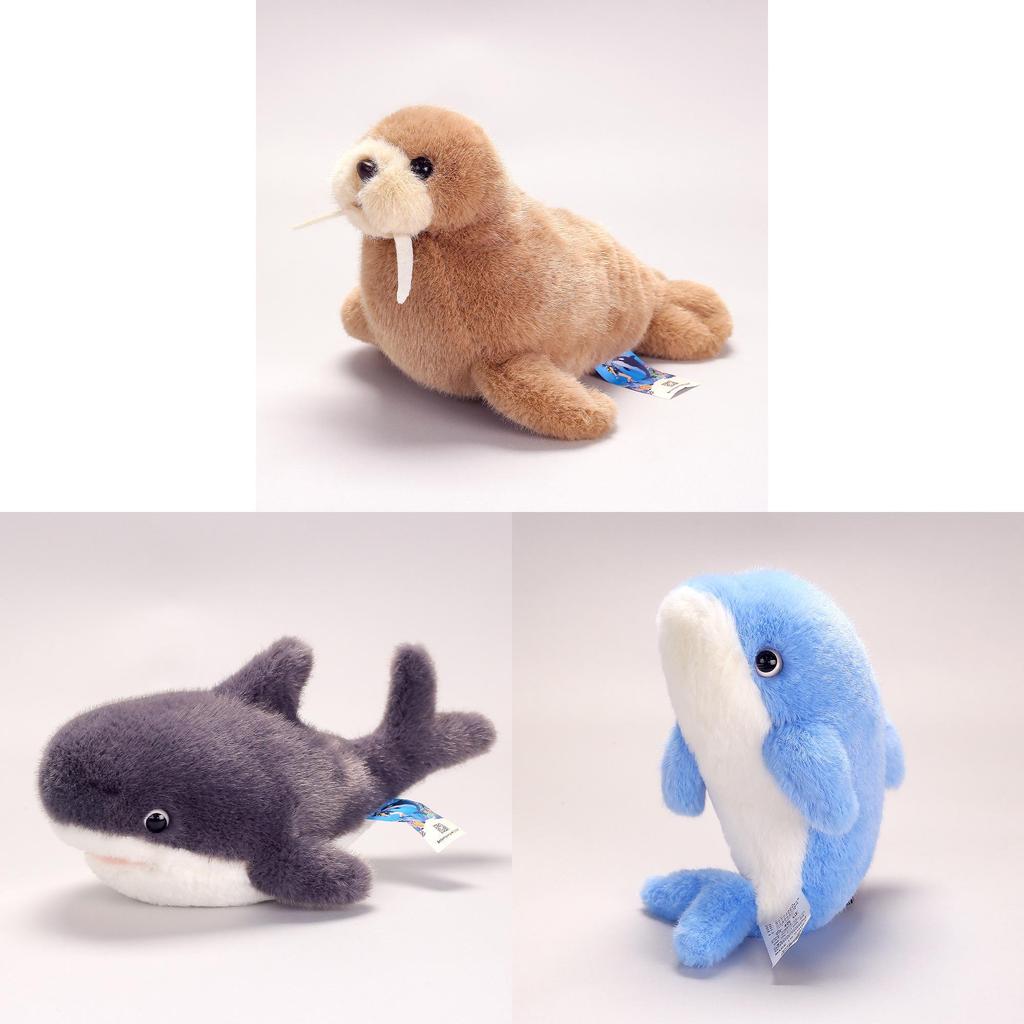Ocean Animal Plush Toy Sea Lion Collectible Desk Decor For Kids And Adults