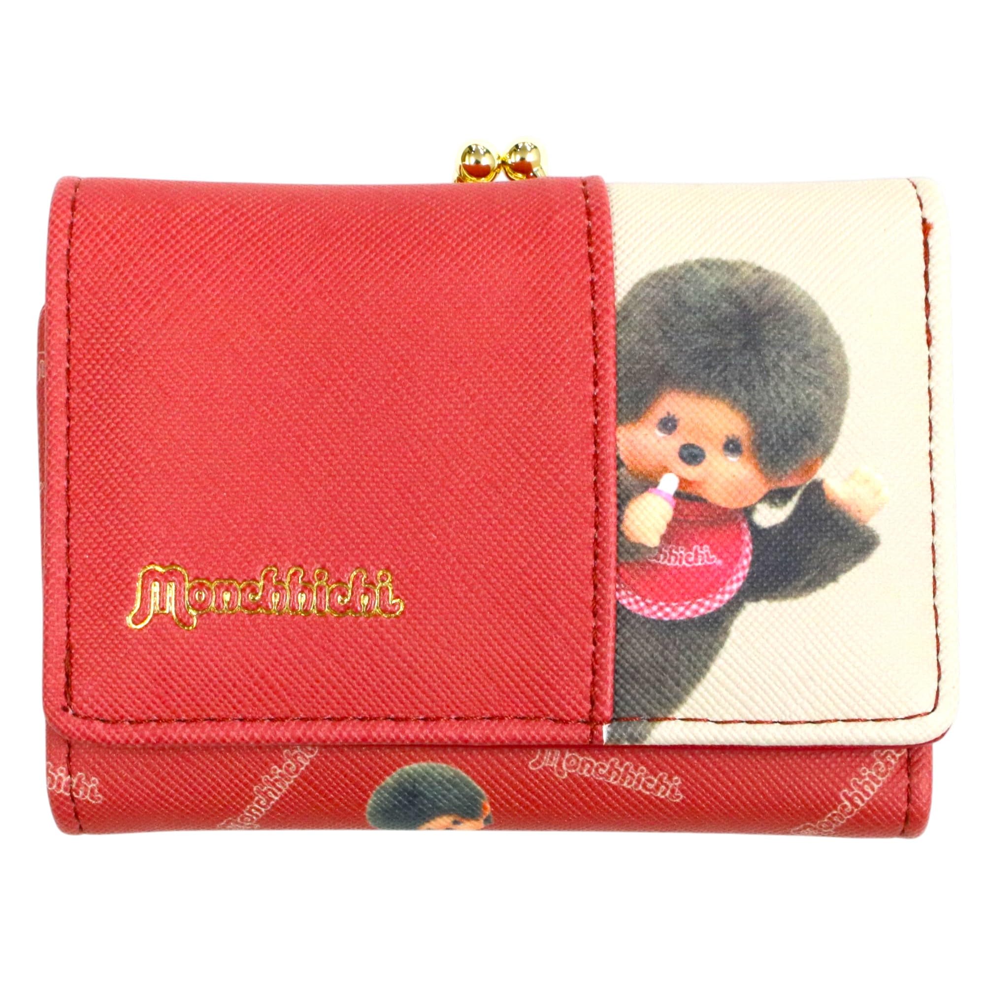 Ardi Clasp Wallet Monchhichi Red MO2-2RD