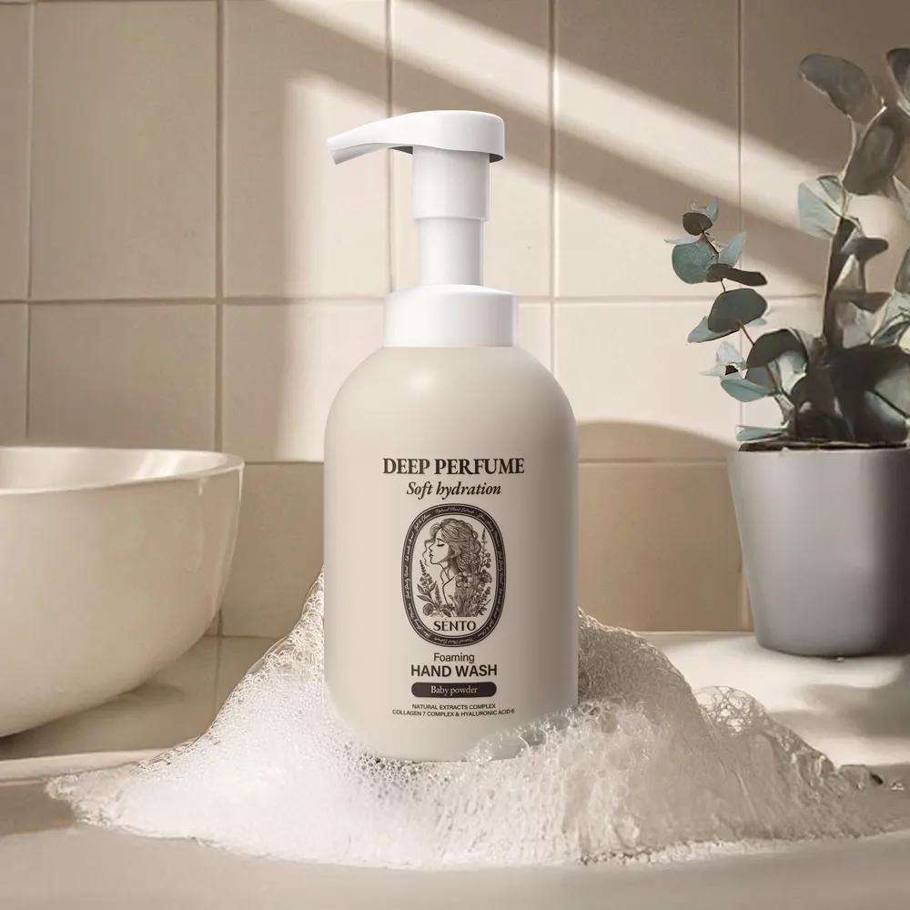 SENTO Deep Perfume Foaming Hand Wash Baby Powder Scent 510ml 2 Pieces