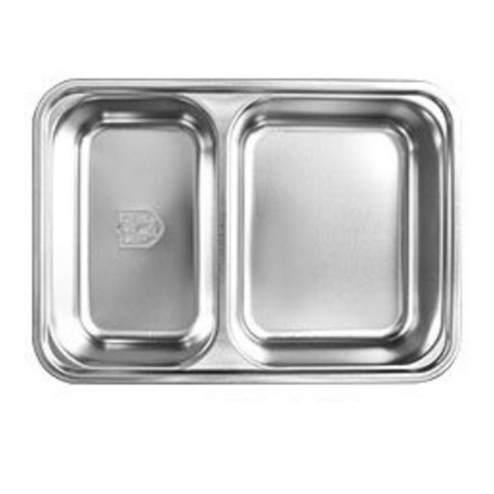 

Stainless Steel Lunch Box for Adults Kid Bento Box Student Food Container 304 304 two grid lunch box#1