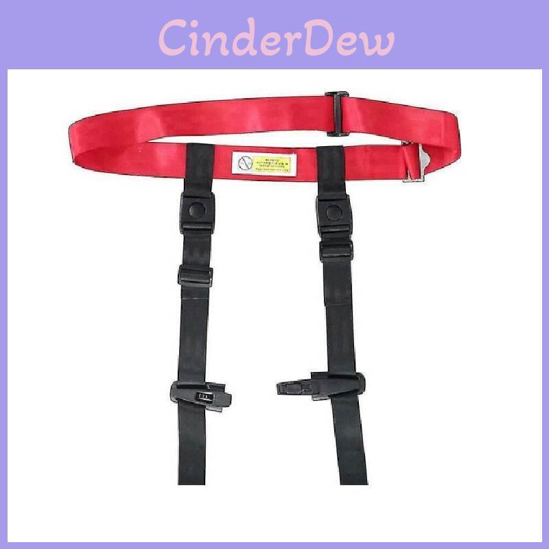 Portable Children Safety Harness Infant Toddler Airplane Travel Seat Belt Xh20221015 Universal Fit Black Red Combo