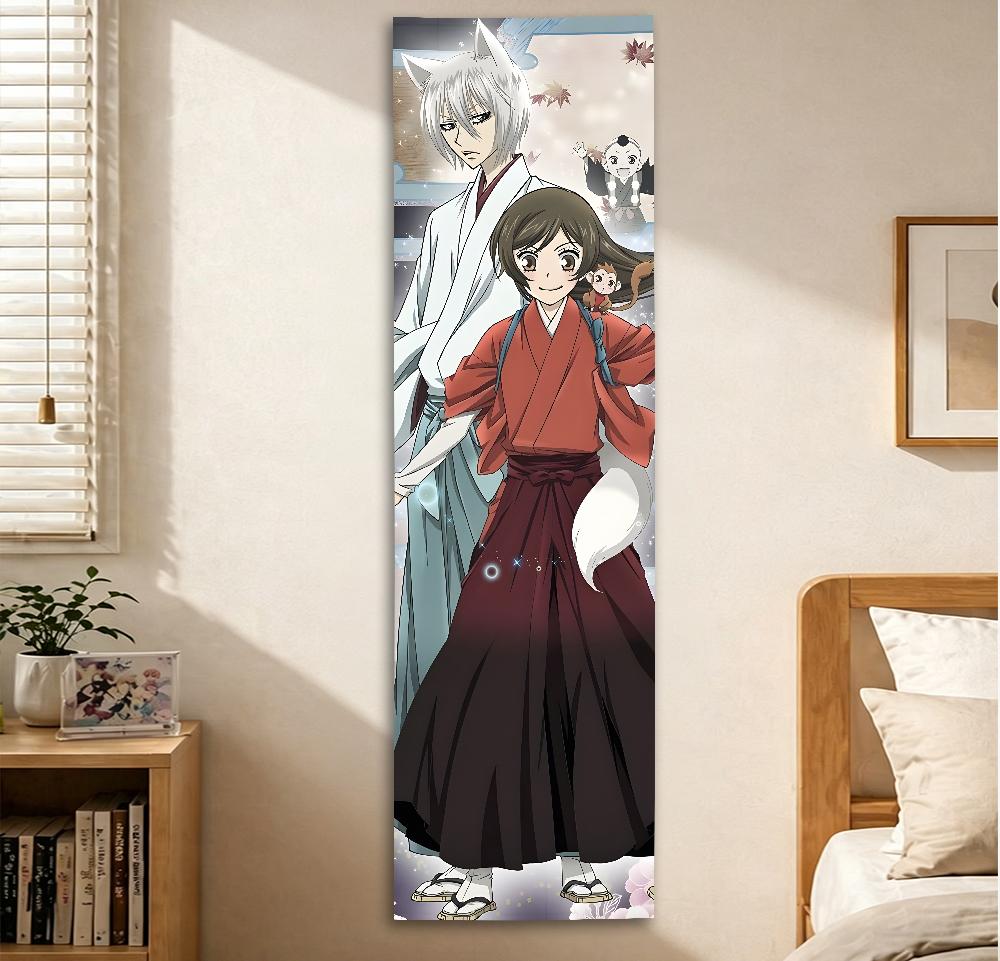 Kamisama Kiss Tapestry, Tomoe & Nanami Momozono Vertical Wall Hanging, Anime Decor For Bedroom Dorm Door