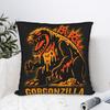 Italian Brainrot Meme Pillow Case Square Pillow Cover Retro Trendy Pillowcases For Sofa Bedroom Home Decor