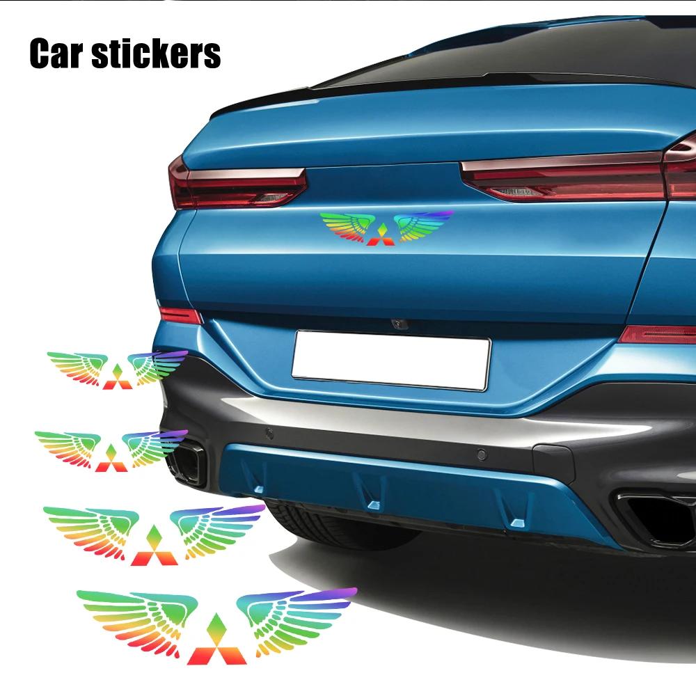 Universal Reflective Exterior Wing Vinyl Decal Car Accessories for Mitsubishi Lancer EX Pajero Mirage Galant Ralliart