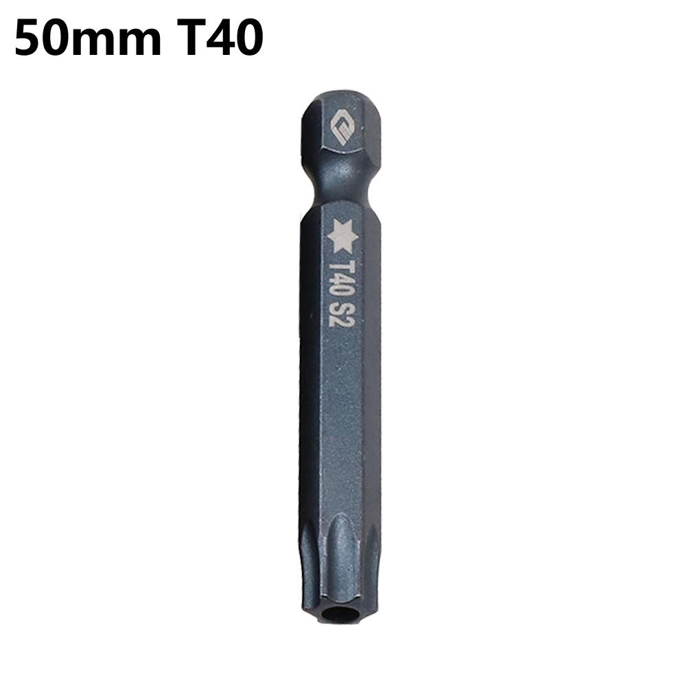 

Бита-отвертка Torx из легированной стали синего цвета высокой твердости T40