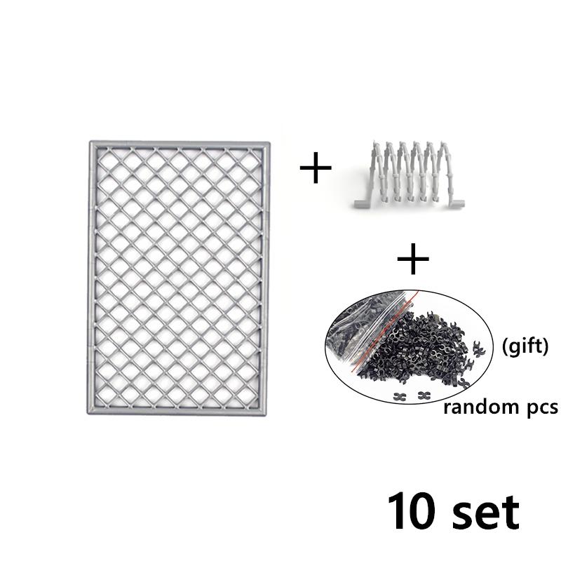 Military Base Barbed wire Building Block City military Scene Accessory Fence Isolation Net MOC Parts Brick 30104 92338 Chain