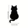Suitable for Car Tail Side Modification Cartoon Cute Shaped Car Emblem Stickers, Universal High-Quality Metal Material Pet Cat Car Decoration Stickers