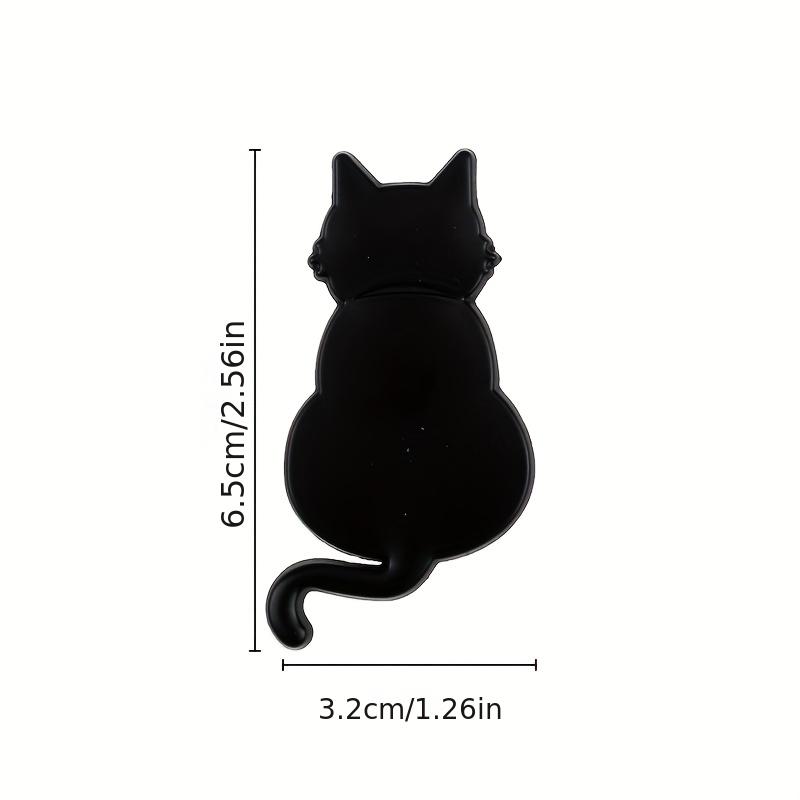 Suitable for Car Tail Side Modification Cartoon Cute Shaped Car Emblem Stickers, Universal High-Quality Metal Material Pet Cat Car Decoration Stickers