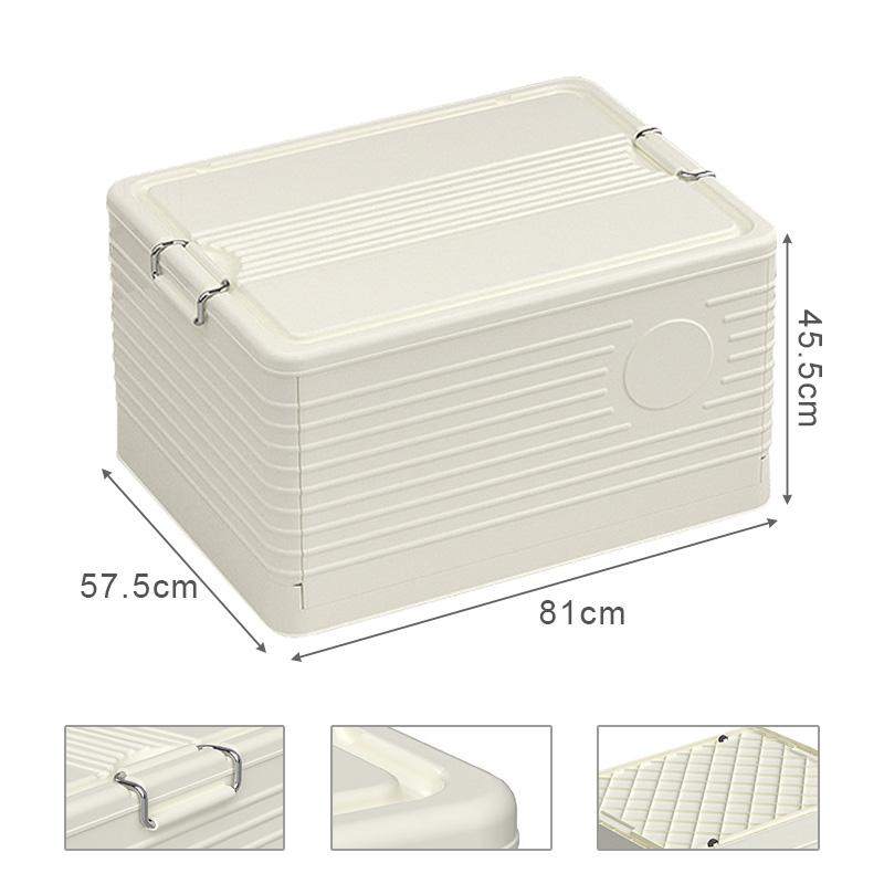 Super Large Capacity Storage Bin With Wheels Foldable Clothes Storage Box Bedroom Stackable Durable Clothing Organizer Box