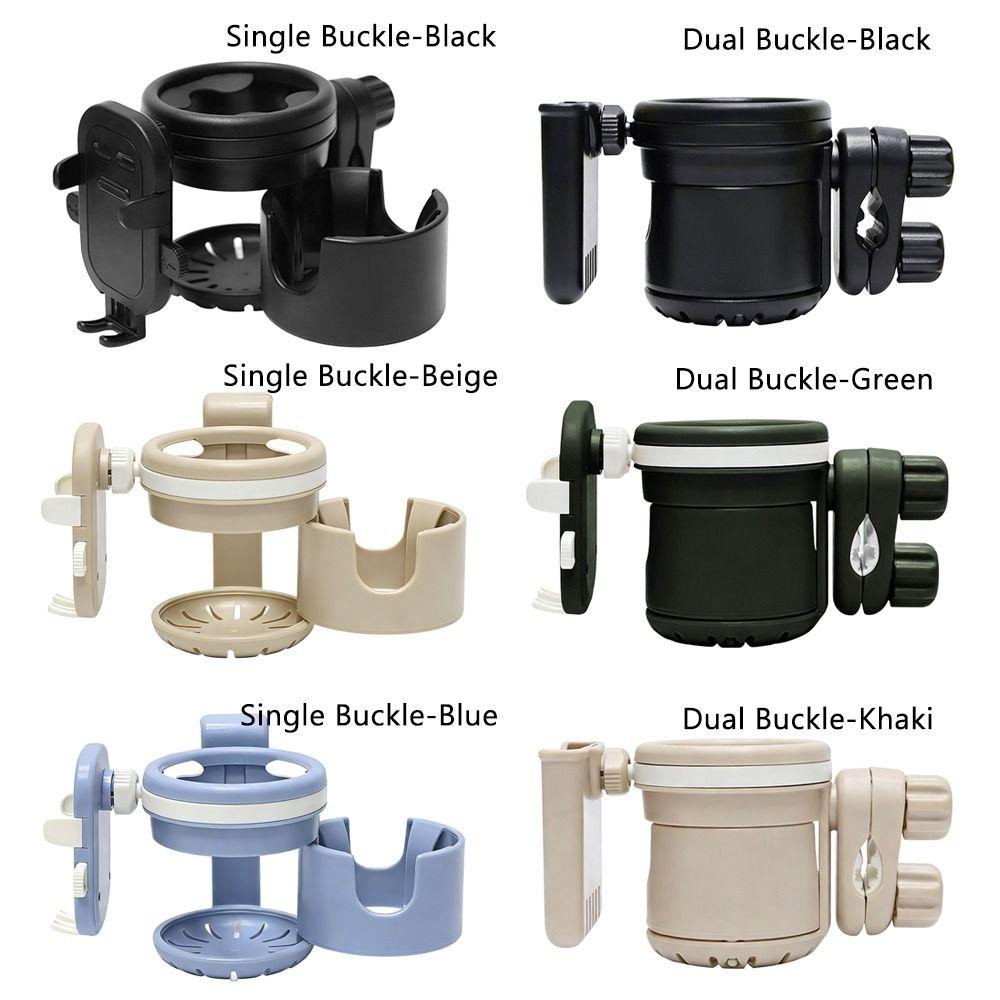 360° Rotation Cup Holder Non Slip Phone Holder Durable Baby Stroller Cup Holder Bicycle
