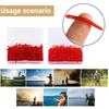 200pcs Artificial Worm Lure for Trout Rubber Fishing Lure Red Worm Earthworm Baits Fishing Tackle Accessory Soft Baits