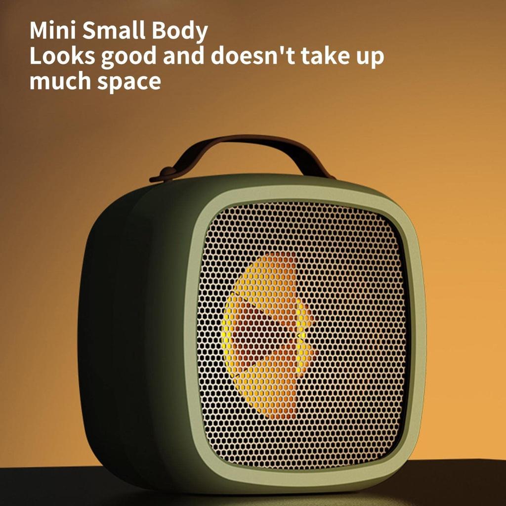 Încălzitor portabil Ventilator din ceramică Economisire de energie în condiții de siguranță Termostat de cameră liniștit pentru interior Birou Baie 220V 500w Priză UE