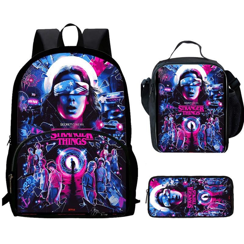 Monster Story Schoolbag High Definition Multi-Function Oxford Lightweight Backpack
