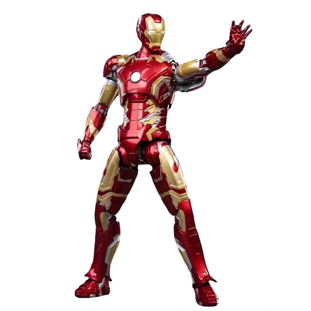 HiPlay Fondjoy Iron Man MK43 1/7 Scale Pre-Colored Plastic Model Kit, Approximately 260mm Tall