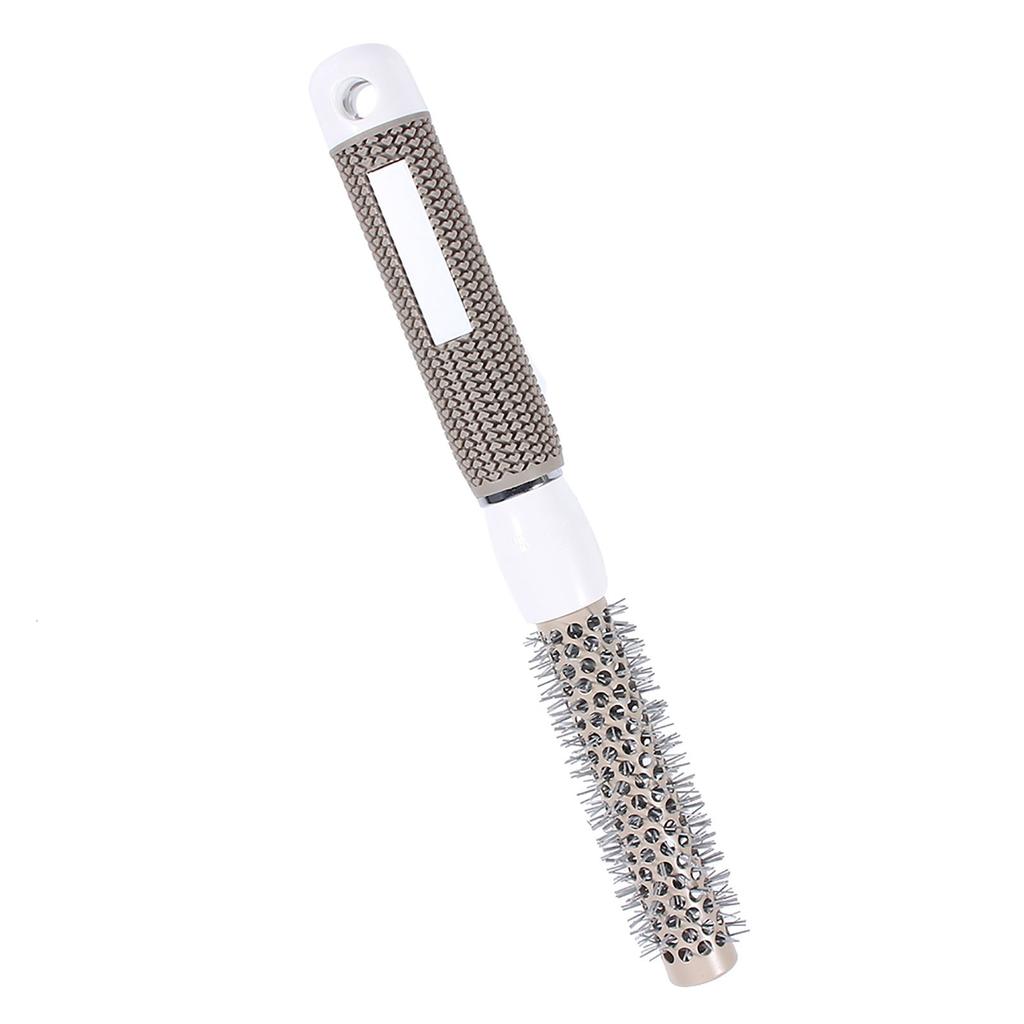 Professional Hair Dressing Brushes High Temperature Resistant Ceramic Iron Round Comb (19mm)
