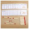 Montessori Matches Puzzles Game Wooden Toys Diy Math Geometry Board Game Logic Thinking Match Training Educational Toys For Kids